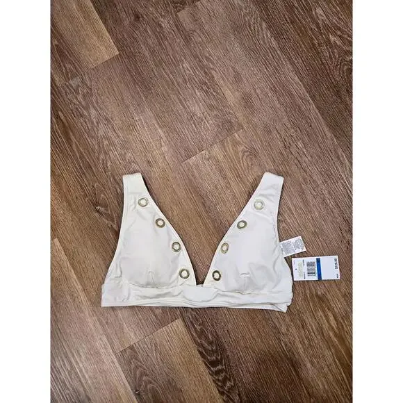 Michael Kors Women's XL Swim Top with Gold Accents - Picture 4 of 8